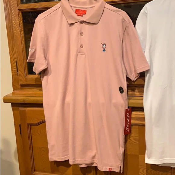 AYC asphalt yacht club polo BNWT X 2 lot sz M L@@K - Picture 2 of 7